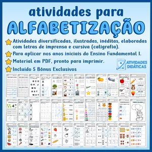 Imagem de capa para o Curso online Atividades Didáticas para Alfabetização
