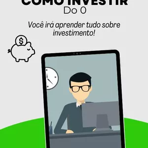 Imagem de capa para o Ebook E-book de como investir do 0