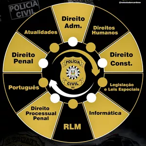 Imagem de capa para o Ebook Ciclo de estudos PC/RS