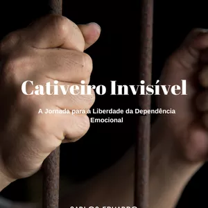 Imagem de capa para o Ebook Cativeiro Invisível - Liberdade da Dependência Emocional.