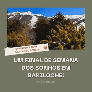 Imagem de capa para o Ebook Um Final de Semana dos Sonhos em Bariloche: Conheça a Neve Gastando Pouco!
