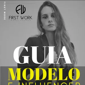 Imagem de capa para o Ebook Guia Modelo e Influencer