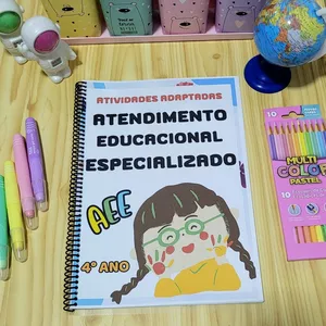 Imagem de capa para o Ebook ATIVIDADES ADAPTADAS AEE 4° ANO (ATENDIMENTO EDUCACIONAL ESPECIALIZADO)