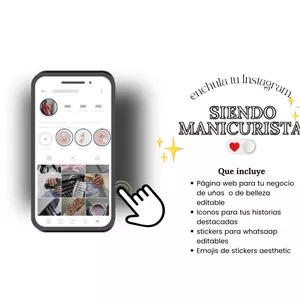 Imagen de portada para Ebook Enchula tu Instagram como manicurista 