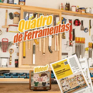 Imagem de capa para o Ebook Quadro de Ferramentas com Pinus