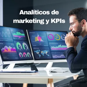 Imagen de portada para Curso online Curso de analíticos de marketing y KPIs