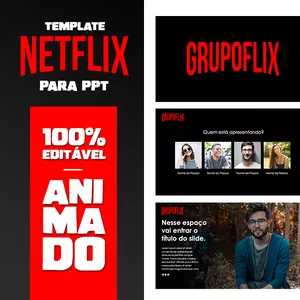 Imagem de capa para o Curso online Template Netflix Editável | Powerpoint