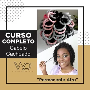 Curso Curso Cabelo Cacheado Permanente Afro 