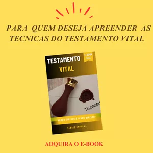 Imagem de capa para o Ebook Curso - Testamento Vital
