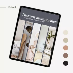 Imagen de portada para Ebook Diseños atemporales y como lograrlos en tu hogar