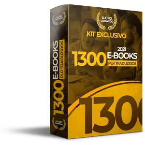 Imagem de capa para o Ebook Pacote 1300 E-books PLR Traduzidos