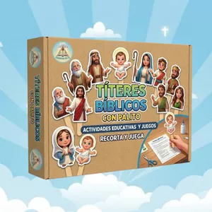 Imagen de portada para Curso online MINI TEATRO BÍBLICO MARIONETAS DE FE PARA NIÑOS 
