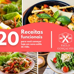 Imagem de capa para o Ebook 20 Receitas Funcionais - Para você começar hoje um novo estilo de vida.