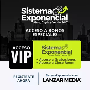 Imagen de portada para Evento online Sistema Exponencial VIP