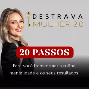 Imagem de  Destrava Mulher 20 passos criado por Diego e Michele na hotmart