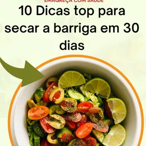 Imagem de capa para o Ebook 10 Super Dicas Para Secar a Barriga Em 30 Dias.