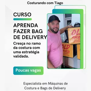 Imagem de capa para o Curso online Curso Aprenda Fazer Bag de Delivery