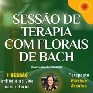 Imagem de capa para o Serviço online Sessão de Terapia com Florais de Bach - 1 encontro online com retorno