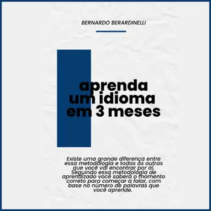 Imagem de capa para o Ebook Aprenda um idioma em 3 meses