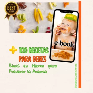 Imagen de portada para Curso online +100 Recetas Ricas en Hierro para Prevenir la Anemia en bebes + BONOS