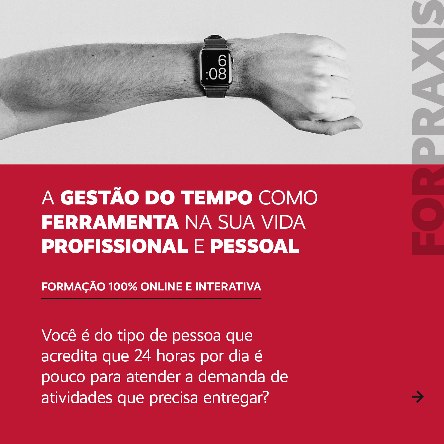 Imagem do curso Saiba como a Gestão do Tempo pode ajudar na sua vida Profissional e Pessoal