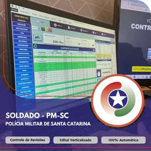 Imagem do curso  Planilha do Aprovado - PM-SC - Soldado