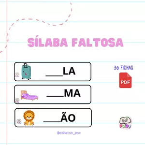 Imagem de capa para o Ebook Sílaba Faltosa