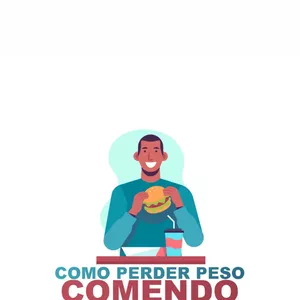 Imagem de capa para o Ebook Como perder peso comendo