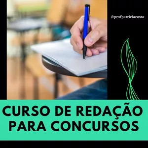 Imagem de capa para o Curso online Curso de Redação para concurso 