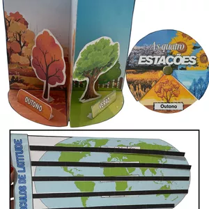 Imagem de capa para o Ebook ATIVIDADES INTERATIVAS – CÍRCULOS DE LATITUDE + QUATRO ESTAÇÕES DO ANO!