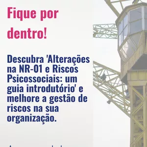 Imagem de capa para o Ebook Alterações na NR-01: guia prático introdutório para empresas