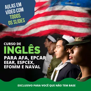 Imagem de capa para o Curso online Inglês para concursos militares