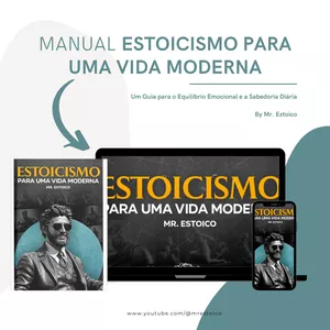 Imagem de capa para o Ebook  Manual Estoicismo para uma Vida Moderna