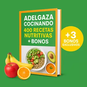 Imagen de portada para Ebook 400 Recetas Nutritivas + BONOS