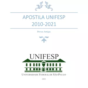 Imagem principal do produto Apostila com provas da UNIFESP 2010-2021