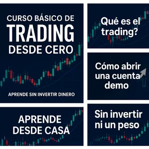 Imagen de portada para Curso online Curso básico de trading para principiantes 