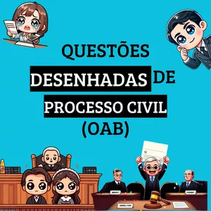 Imagem de capa para o Curso online Questões Desenhadas de Processo Civil (OAB)