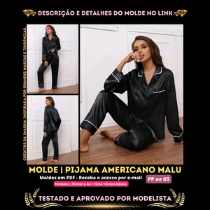 Imagem de capa para o Curso online [Molde em PDF] - Pijama Americano Malu ID 3138592✨
