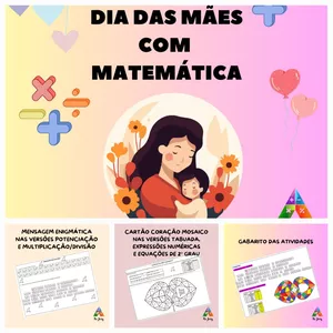 Imagem de capa para o Ebook Dia das Mães com Matemática 