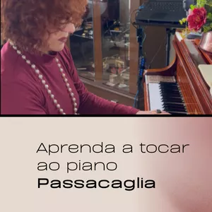 Imagem de capa para o Curso online Aprenda a tocar Passacaglia ao piano