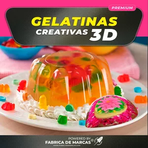 Imagen de portada para Curso online Gelatinas Creativas 3D 