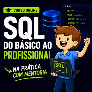 SQL na Prática do básico ao profissional com mentoria e projetos