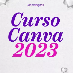 Imagem de capa para o Curso online CURSO CANVA BÁSICO PARA INICIANTES