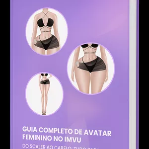 Imagem de capa para o Ebook Guia Completo de Avatar Feminino Imvu