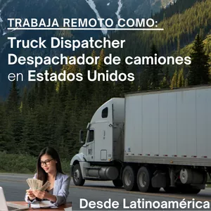 Imagen de portada para Curso online Curso TRUCK DISPATCHER (Despachador de Camiones) en Español