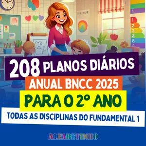 Imagem de capa para o Curso online PLANOS DIÁRIOS - 2º ANO FUNDAMENTAL - BNCC 2025