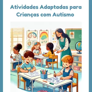 Imagem de capa para o Ebook Atividades Adaptadas para Crianças com Autismo 