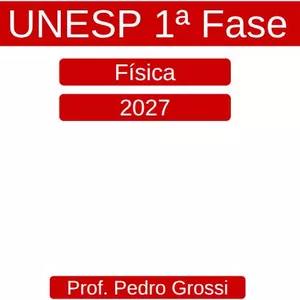 Imagem de capa para o Ebook UNESP 1ª Fase Física 2027