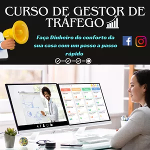 Imagem de capa para o Curso online Curso de Tráfego Pago
