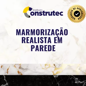 Imagem de Marmorização Realista em Parede criado por Instituto Construtec na hotmart